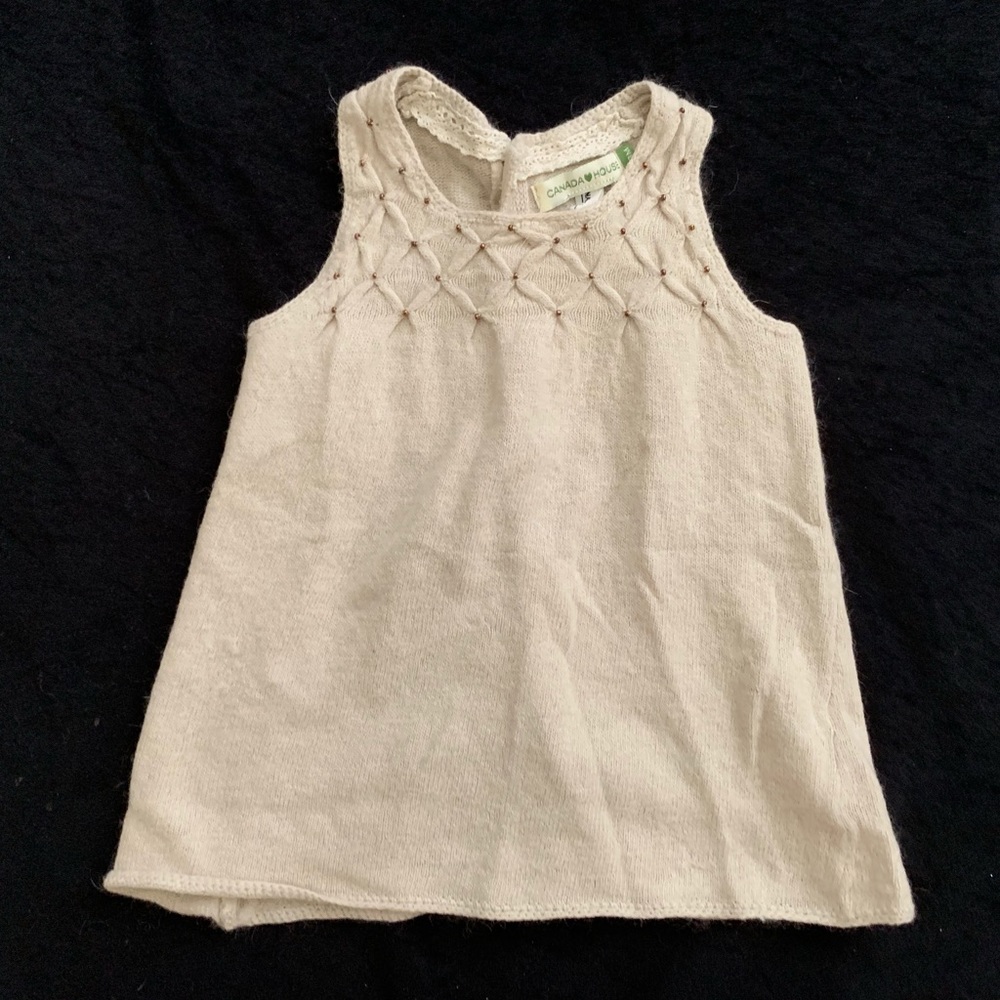 Cashmere blend sweater dress 1-3 months beautiful